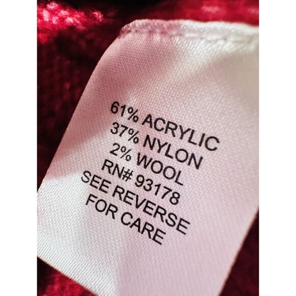 Industry sweater size M Burgundy Red  Embedded Mint Conditions - Picture 9 of 11